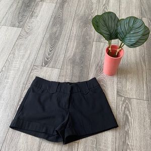 Black Pleated Shorts